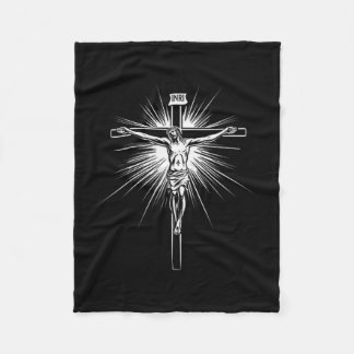Kristet kors Jesus Kristus Män Kvinnor Kristna Fleecefilt