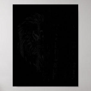 Kristet kors man Gud make tro design Poster