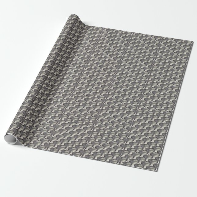 Kristet kors och krona-symbol  presentpapper (Utrullad)