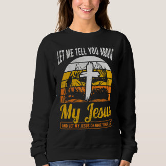 Kristet kors Tro Retro Låt mig berätta om  T Shirt