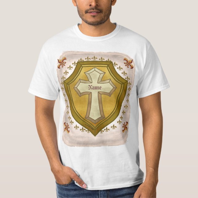Kristet korssköld t shirt (Framsida)