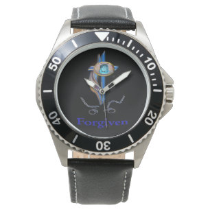 Kristet korsurklocka armbandsur