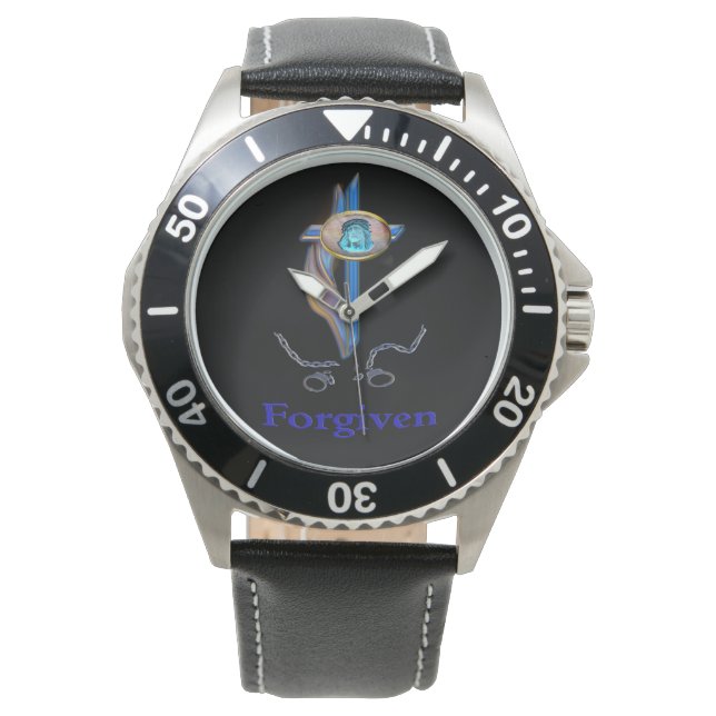 Kristet korsurklocka armbandsur (Framsida)