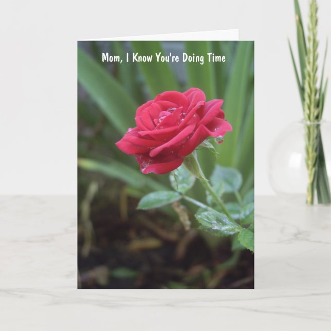 Kristet kort till fången mamma på mors dag (Framsida)