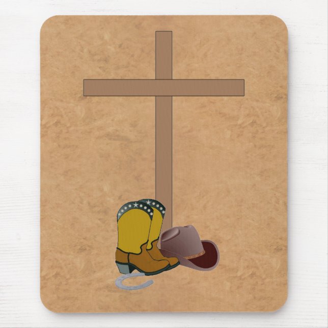 Kristet land western MOUSEPAD Musmatta (Framsidan)
