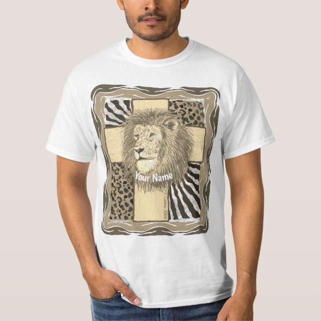 Kristet Lejonkors T Shirt (Framsida)