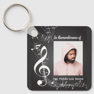 Kristet minnessaker Musiknoter Nyckelring