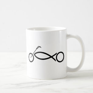 Kristet motorcykelbekläda och tillbehör kaffemugg