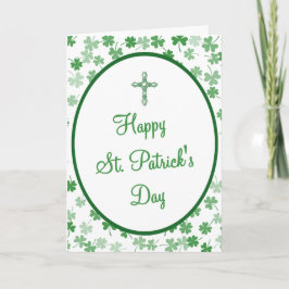 Kristet St. Patricks Day Bibelvers Blessing  Helgkort
