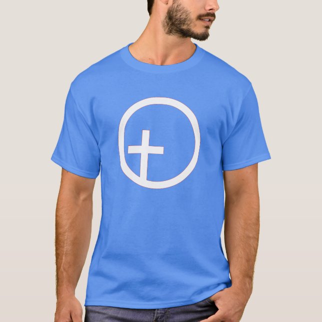 Kristet Universalist symbol Tee (Framsida)