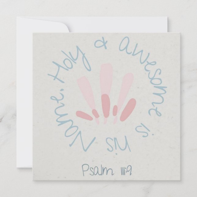 Kristet vykort / trokort (Framsida)