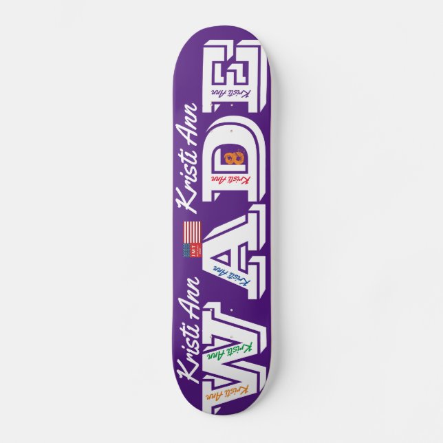 KRISTI ANN WADE 1 Skateboard (Framsida)