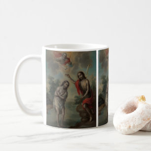 Kristi dop av Nicolás Enríquez Kaffemugg