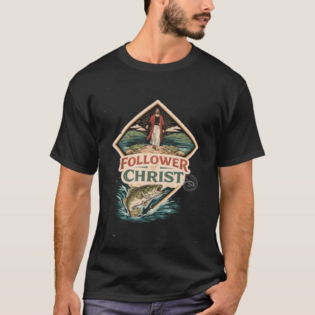 Kristi efterföljare t shirt (Framsida)