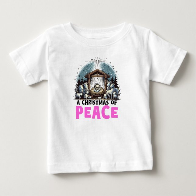 Kristi födelse: En jul av fred T Shirt (Framsida)
