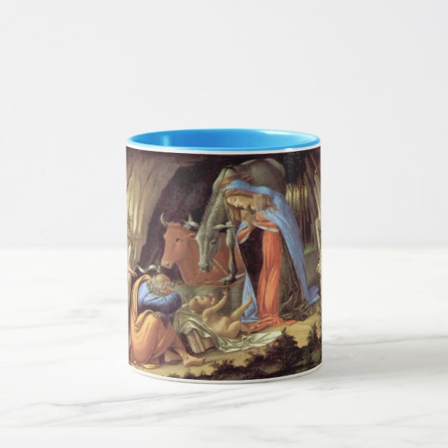 Kristi födelse, Mystisk jul av Botticelli Mugg (Center)