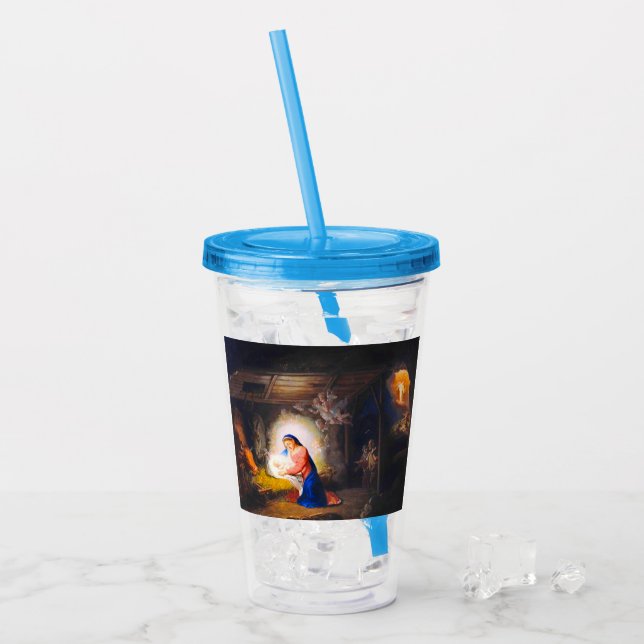 Kristi födelse take away mugg (Framsida Ice)