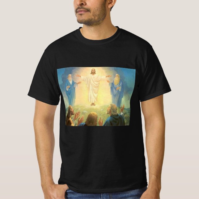 Kristi förklaring, gammal religiös konst t shirt (Framsida)