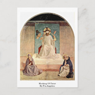 Kristi Förlöjligande. Av Fra Angelico Vykort