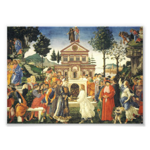Kristi frestelser av Sandro Botticelli Fototryck