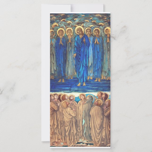 Kristi himmelsfärd av Edward Burne Jones (Framsida)