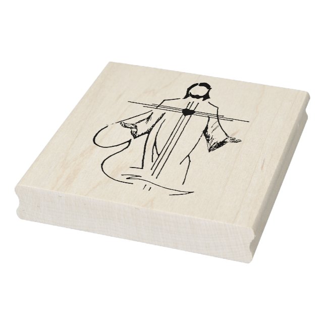 Kristi illustration frimärke stämpel (Stämpel)