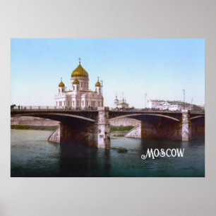 Kristi katedral Savior i Moskva (1900) Poster