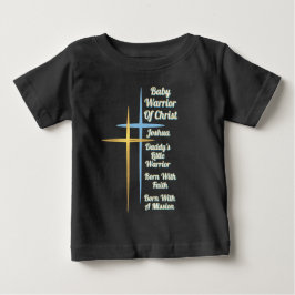 Kristi lilla krigare - Krigartematisk barnkläder T Shirt