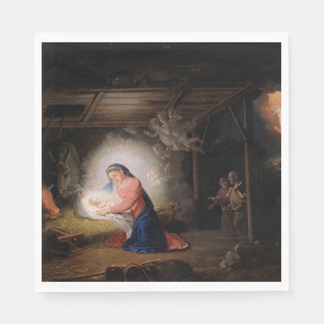 Kristi natur (av Vladimir Borovikovskij) Pappersservett (Framsidan)