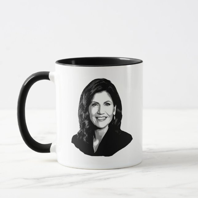 KRISTI NOEM Porträtt Mugg (Vänster)