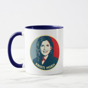KRISTI NOEM Propaganda Badge Mugg