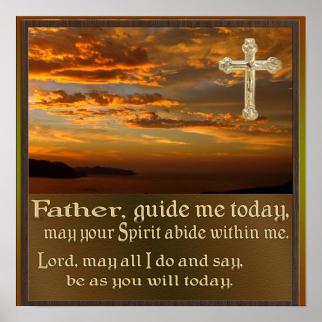 Kristian prayer poster (Framsidan)
