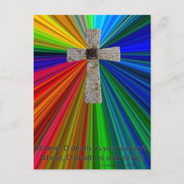 Kristian uppmuntrande vycard vykort (Framsida)