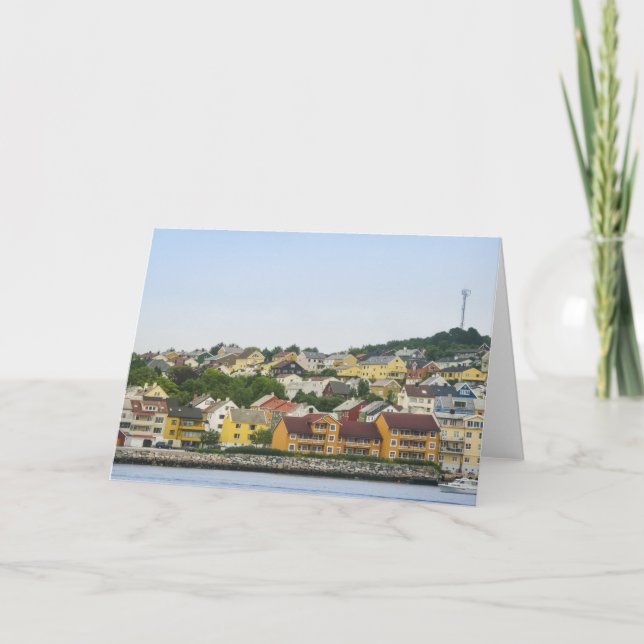 Kristiansund Norge Kort (Framsida)