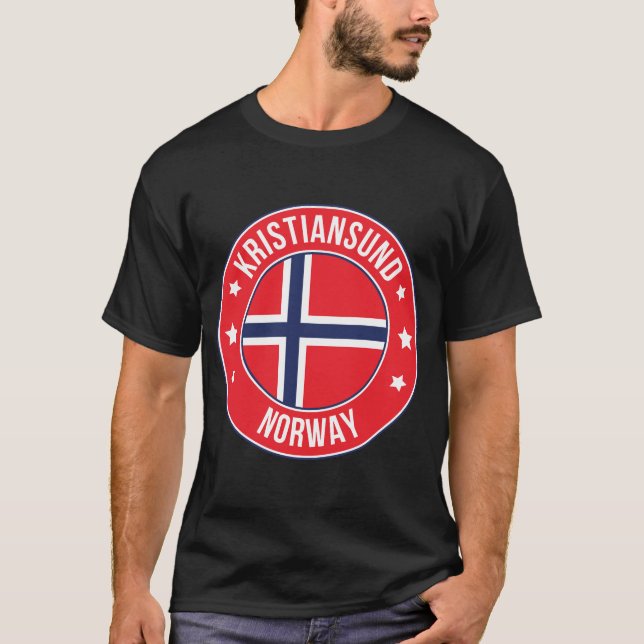 Kristiansund, Norge Stad T Shirt (Framsida)