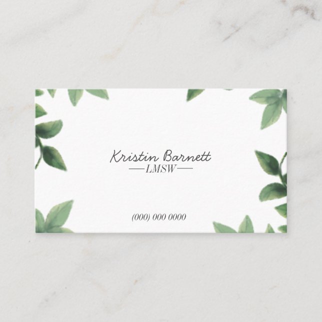 Kristin Visitkort (Framsida)