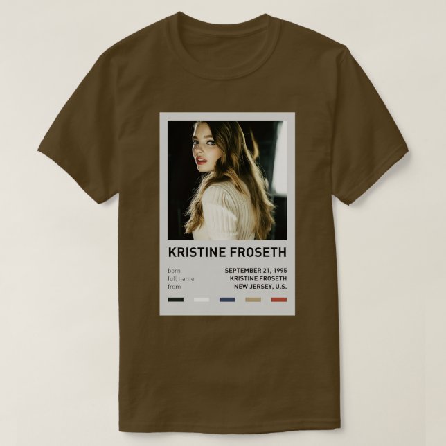Kristine Froseth TShirt 1 T Shirt (Design framsida)