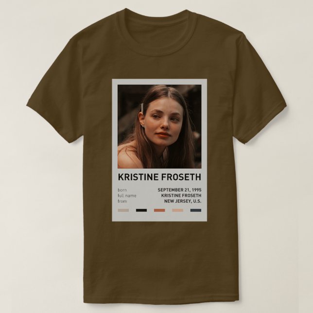 Kristine Froseth TShirt 3 T Shirt (Design framsida)