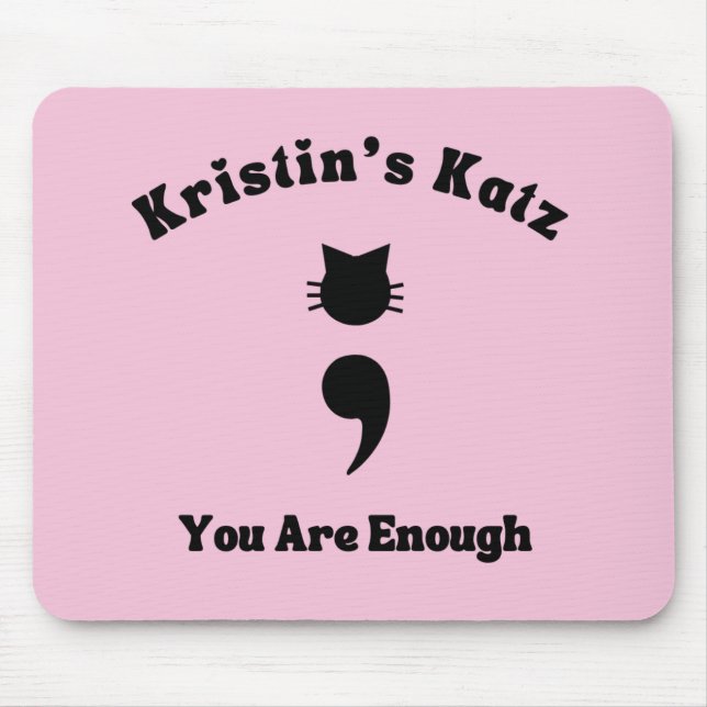 Kristins katz Mouse Pad Musmatta (Framsidan)
