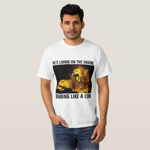 KRISTISKA T-tröjor, LEJONA FÖR JUDAH-ROARING Tee