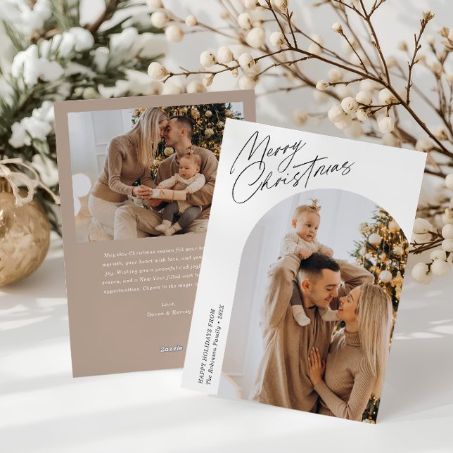 Kristmas-båge för festmanus julkort (Skapare uppladdad)