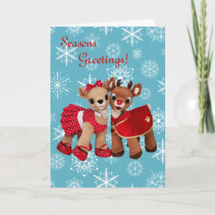Kristmas raindeers hälsning card FREE SAMPLE Helgkort