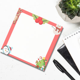 "Kristmas themed gullet post-it notes"