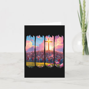 Kristna 4:e juli, patriotisk Religiösa Jesus Cr Kort