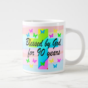 KRISTNA 90:E BIRTHDAY BLESSINGS MUGG JUMBO MUGG