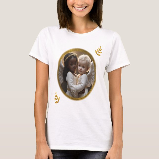 Kristna änglar t shirt (Framsida)