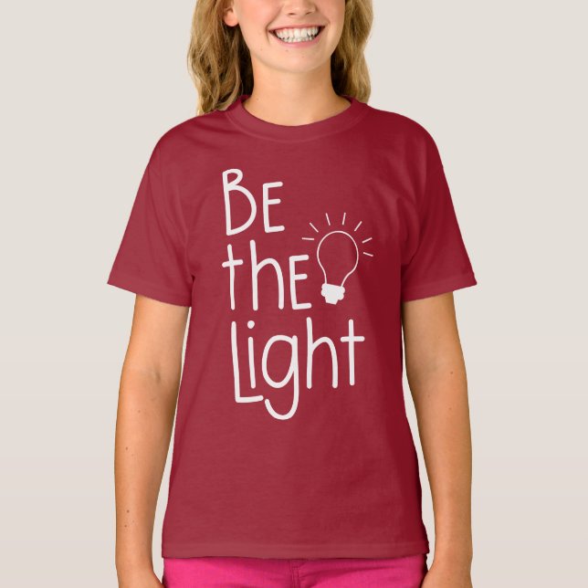 Kristna är den lätta inspirationen t shirt (Framsida)