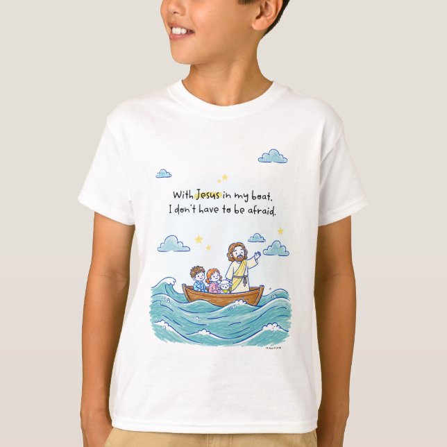 Kristna barns trosbaserade Bibel Barn T Shirt (Framsida)