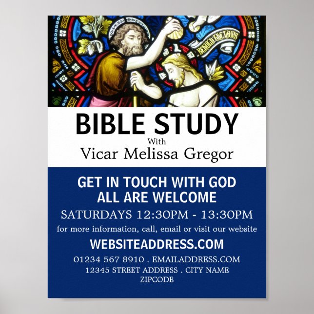 Kristna Bibelklasskampen Advert Poster (Framsidan)