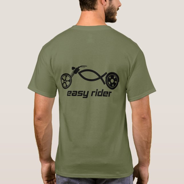 Kristna biker tee shirt (Baksida)